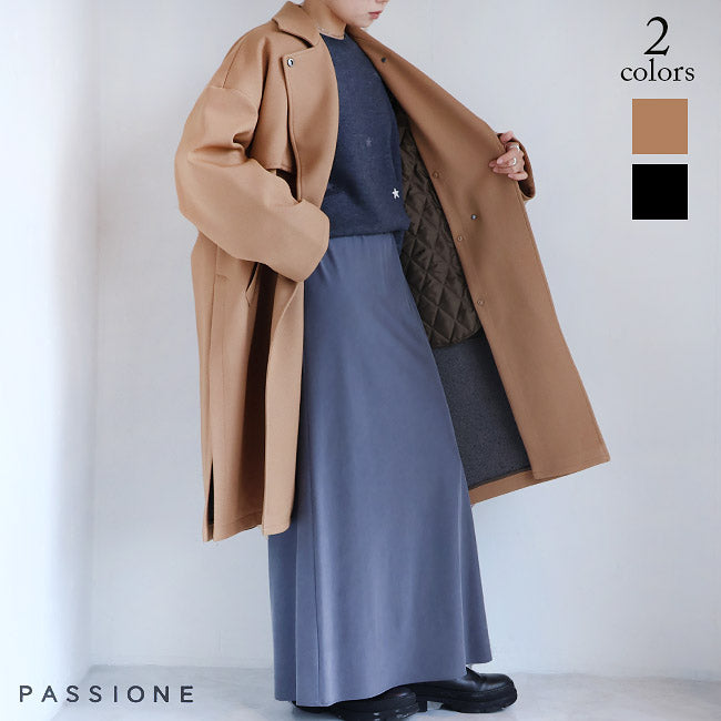 PASSIONE(パシオーネ) ライナー付きサイドスリットコート 546417