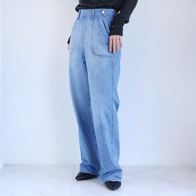 caqu(サキュウ) ランチデニムパンツ 04034