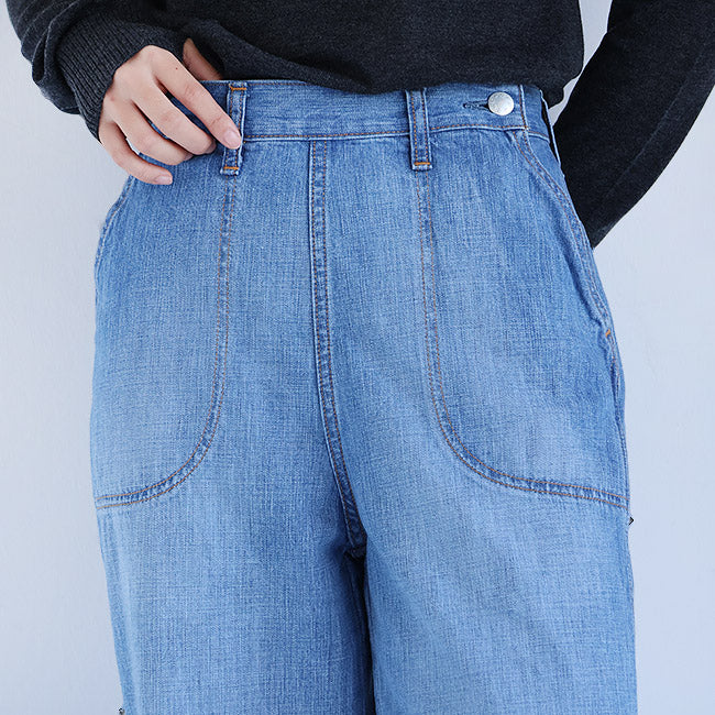 caqu(サキュウ) ランチデニムパンツ 04034