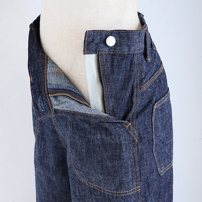 caqu(サキュウ) ランチデニムパンツ 04034