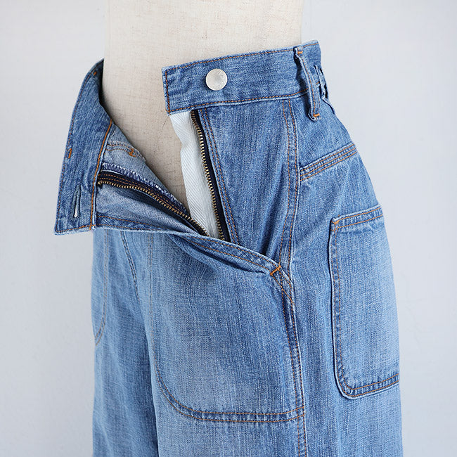 caqu(サキュウ) ランチデニムパンツ 04034