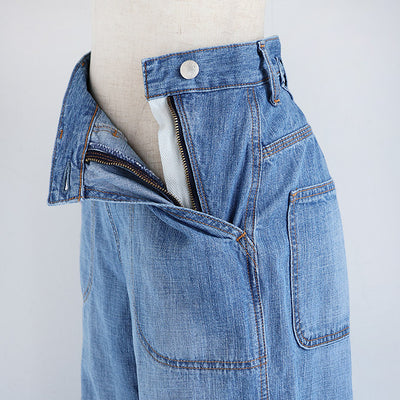 caqu(サキュウ) ランチデニムパンツ 04034