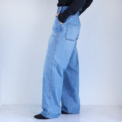 caqu(サキュウ) ランチデニムパンツ 04034