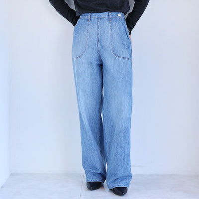 caqu(サキュウ) ランチデニムパンツ 04034