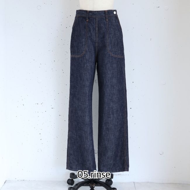 caqu(サキュウ) ランチデニムパンツ 04034