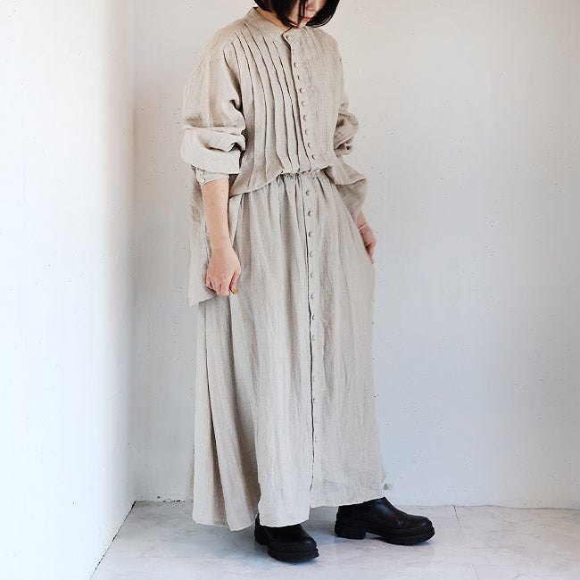 iCHi Antiquites(イチアンティークス) French Linen Skirt　/　フレンチリネンスカー　1000317