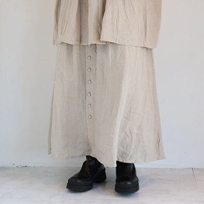 iCHi Antiquites(イチアンティークス) French Linen Skirt　/　フレンチリネンスカー　1000317