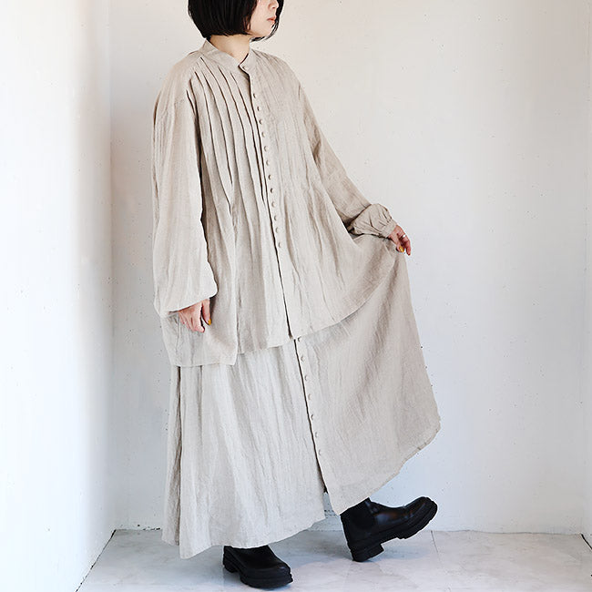 iCHi Antiquites(イチアンティークス) French Linen Skirt　/　フレンチリネンスカー　1000317