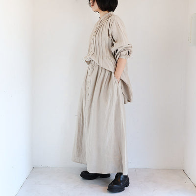 iCHi Antiquites(イチアンティークス) French Linen Skirt　/　フレンチリネンスカー　1000317