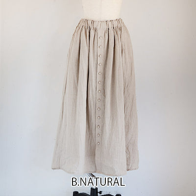 iCHi Antiquites(イチアンティークス) French Linen Skirt　/　フレンチリネンスカー　1000317