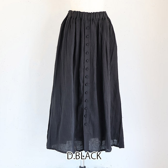 iCHi Antiquites(イチアンティークス) French Linen Skirt　/　フレンチリネンスカー　1000317