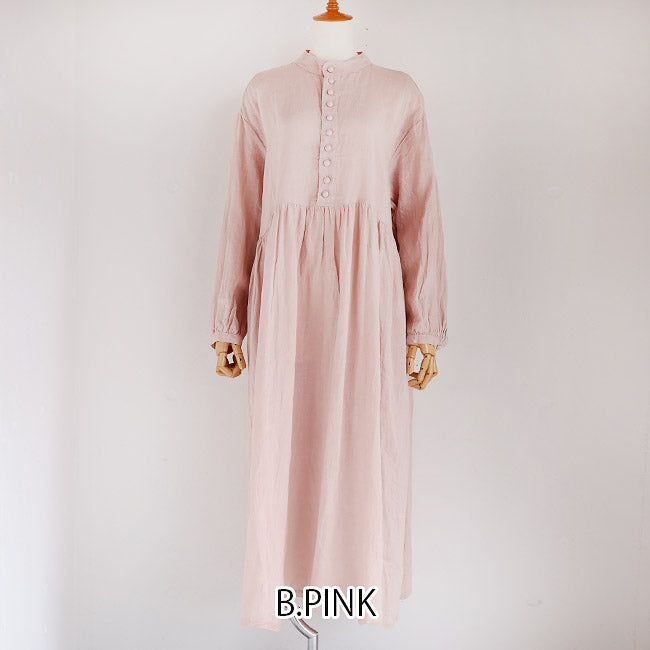 iCHi Antiquites(イチアンティークス) フレンチリネンくるみボタン