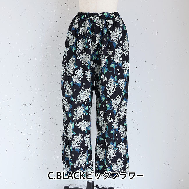 iCHi Antiquites(イチアンティークス) LIBERTYフラワープリントヴァカンスパンツ　1000938