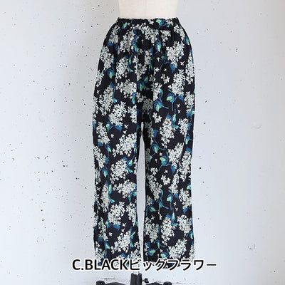 iCHi Antiquites(イチアンティークス) LIBERTYフラワープリントヴァカンスパンツ　1000938