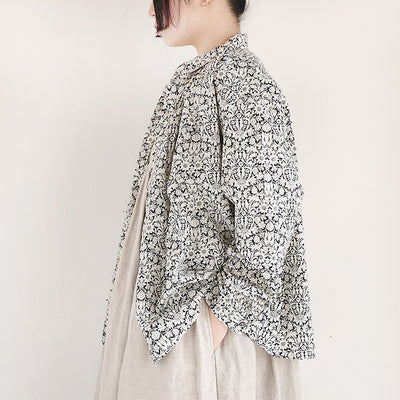 iCHi Antiquites(イチアンティークス) コットンリバティシャツブラウス　1001109