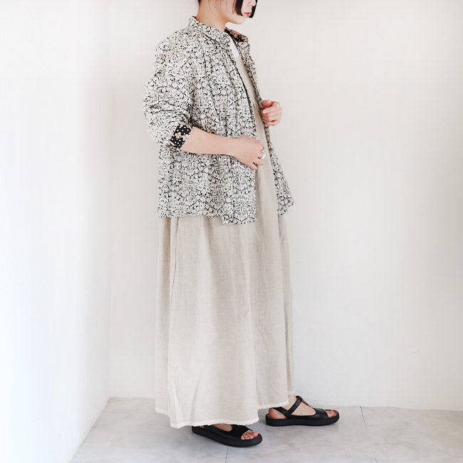 iCHi Antiquites(イチアンティークス) TWILL WEAVE DRESS 1001121