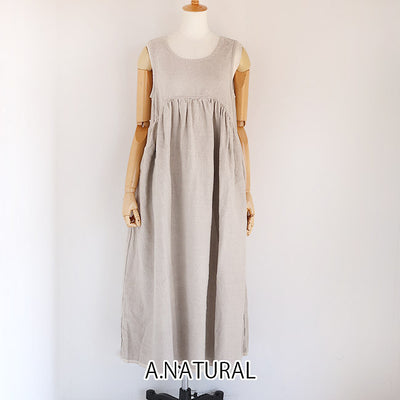 iCHi Antiquites(イチアンティークス) TWILL WEAVE DRESS 1001121