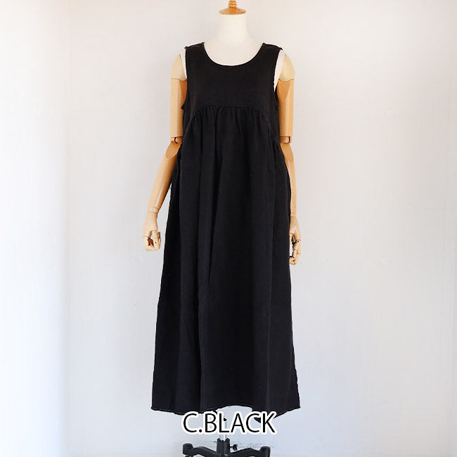 iCHi Antiquites(イチアンティークス) TWILL WEAVE DRESS 1001121
