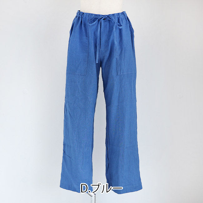 イッシーページ iCHi Antiquites(イチアンティークス) カラーリネンイージーパンツ