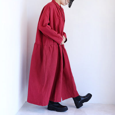 iCHi Antiquites(イチアンティークス) リネンドレスワンピース　1100302