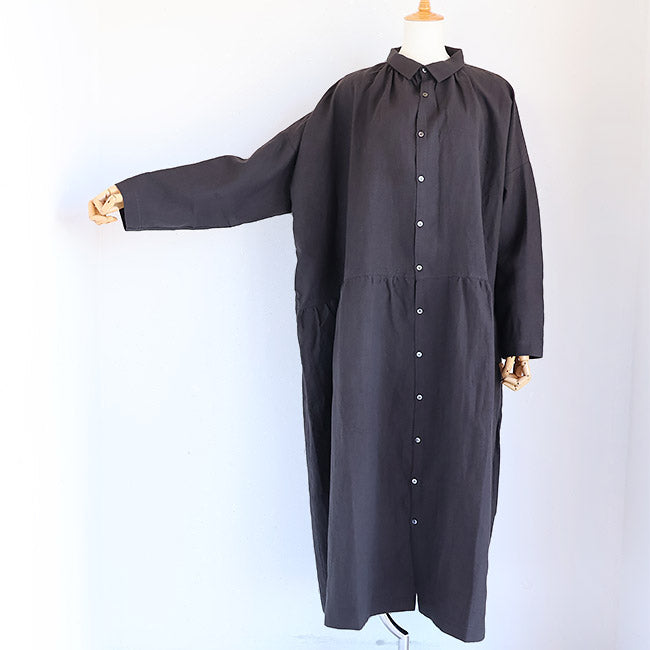 iCHi Antiquites(イチアンティークス) リネンドレスワンピース　1100302