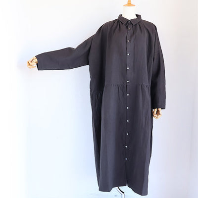 iCHi Antiquites(イチアンティークス) リネンドレスワンピース　1100302