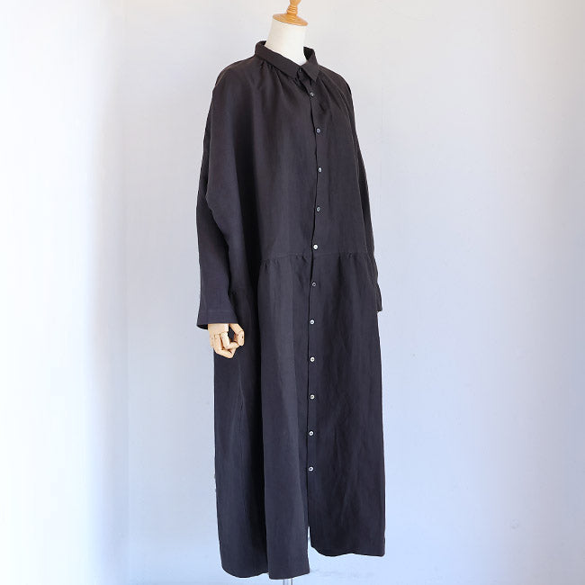 iCHi Antiquites(イチアンティークス) リネンドレスワンピース　1100302