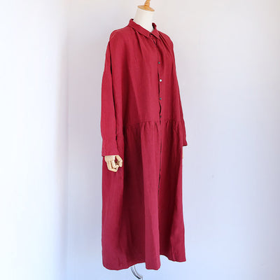 iCHi Antiquites(イチアンティークス) リネンドレスワンピース　1100302