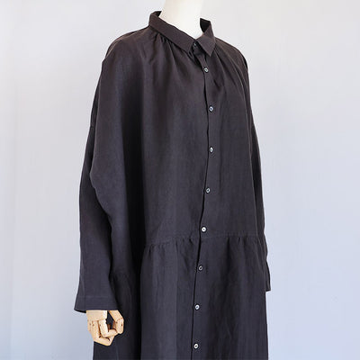 iCHi Antiquites(イチアンティークス) リネンドレスワンピース　1100302