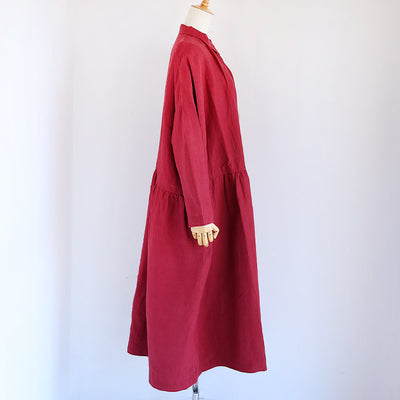 iCHi Antiquites(イチアンティークス) リネンドレスワンピース　1100302