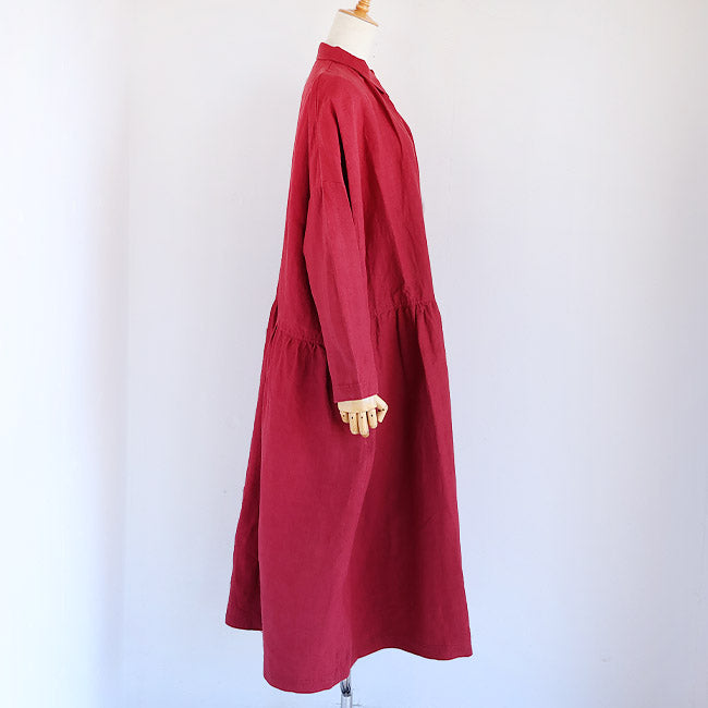 iCHi Antiquites(イチアンティークス) リネンドレスワンピース 1100302