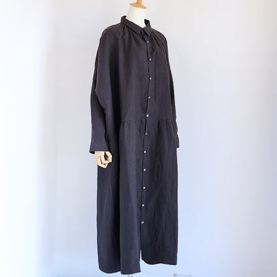 iCHi Antiquites(イチアンティークス) リネンドレスワンピース　1100302