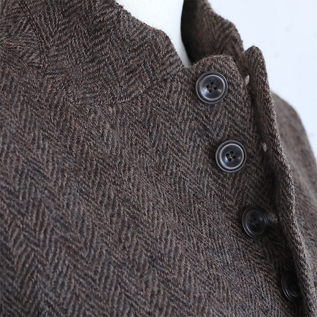 iCHi Antiquites(イチアンティークス) Wool Herringbone Jacket ウールヘリンボーンジャケット　1100319