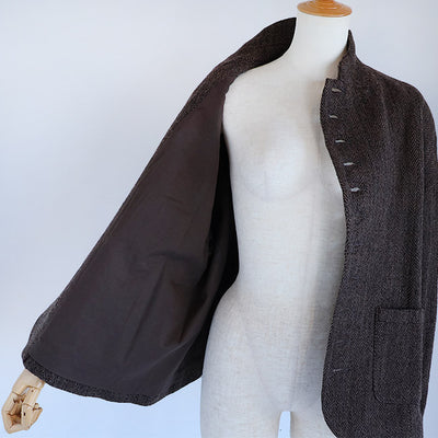 iCHi Antiquites(イチアンティークス) Wool Herringbone Jacket ウールヘリンボーンジャケット　1100319