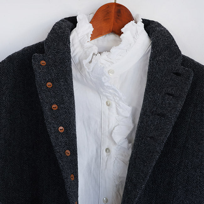 iCHi Antiquites(イチアンティークス) Wool Herringbone Jacket ウールヘリンボーンジャケット　1100319