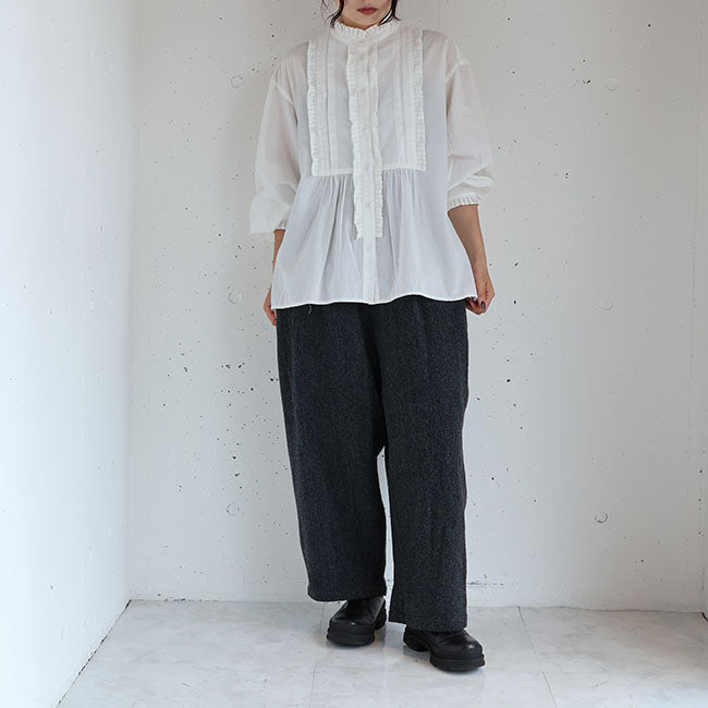 iCHi Antiquites(イチアンティークス) Wool Herringbone pants ウールヘリンボーンパンツ　1100320