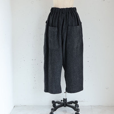 iCHi Antiquites(イチアンティークス) Wool Herringbone pants ウールヘリンボーンパンツ　1100320