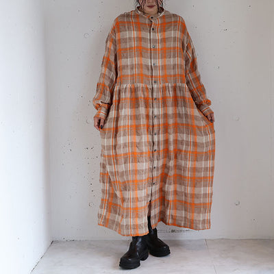 iCHi Antiquites(イチアンティークス) タータンチェックワンピース　1100323
