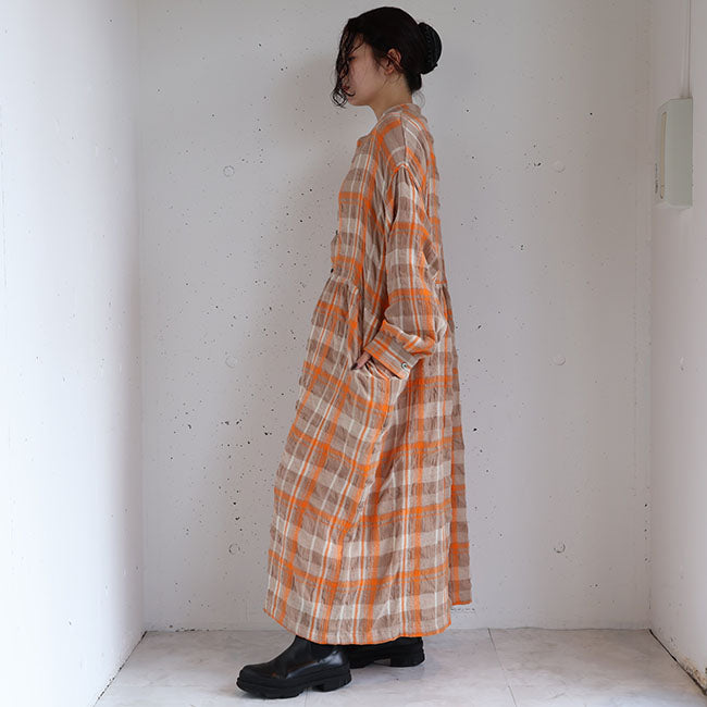iCHi Antiquites(イチアンティークス) タータンチェックワンピース　1100323