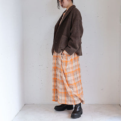 iCHi Antiquites(イチアンティークス) タータンチェックワンピース　1100323