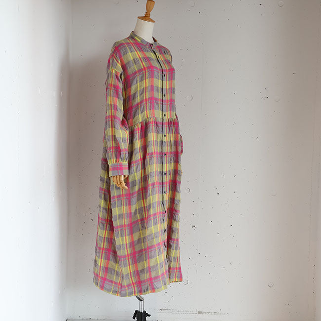 iCHi Antiquites(イチアンティークス) タータンチェックワンピース　1100323