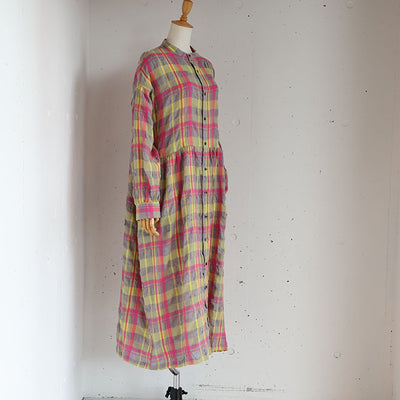 iCHi Antiquites(イチアンティークス) タータンチェックワンピース　1100323