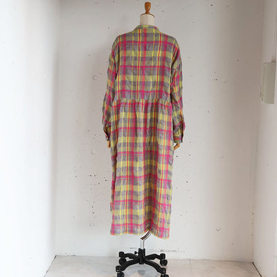 iCHi Antiquites(イチアンティークス) タータンチェックワンピース　1100323