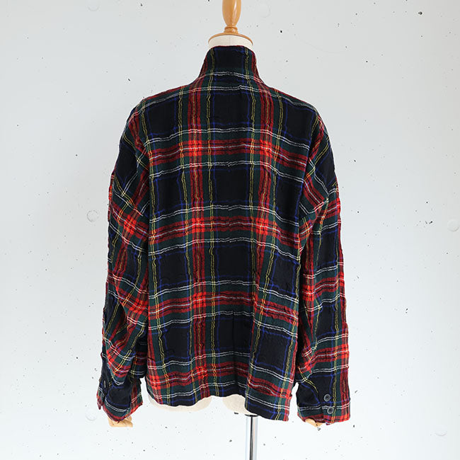 iCHi Antiquites(イチアンティークス) TARTAN CHECK JACKET タータンチェックジャケット　1100324