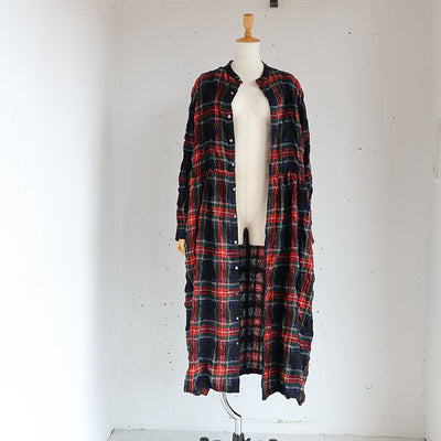 iCHi Antiquites(イチアンティークス) TARTAN CHECK DRESS タータンチェックワンピース　1100326