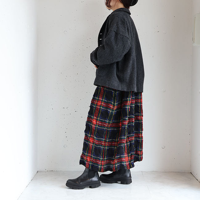 iCHi Antiquites(イチアンティークス) TARTAN CHECK DRESS タータンチェックワンピース　1100326