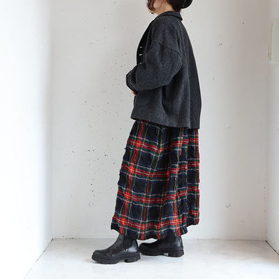 iCHi Antiquites(イチアンティークス) TARTAN CHECK DRESS タータンチェックワンピース　1100326