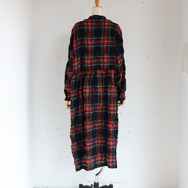 iCHi Antiquites(イチアンティークス) TARTAN CHECK DRESS タータンチェックワンピース　1100326