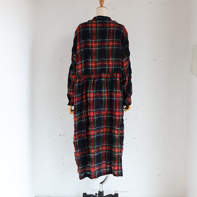 iCHi Antiquites(イチアンティークス) TARTAN CHECK DRESS タータンチェックワンピース　1100326