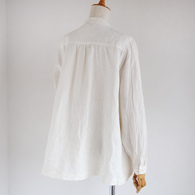ICHI Antipuites リネンフリルブラウス　イチアンティークス iCHi Antiquites(イチアンティークス) French Linen Frill Blouse